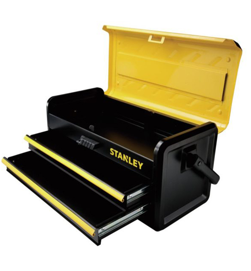 Stanley 19inch Metal Tool Box 2 Drawers